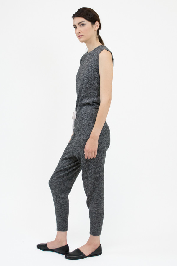 Micaela Greg Speckle Grey Jumpsuit Micaela Greg Speckle Grey Jumpsuit