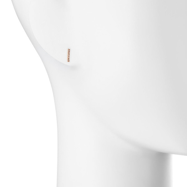 SYDNEY EVAN SMALL PAVÉ DIAMOND BAR STUD EARRINGS SYDNEY EVAN SMALL PAVÉ DIAMOND BAR STUD EARRINGS