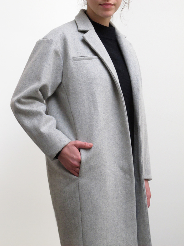 Waltz Navy Notch Collar Coat Waltz Navy Notch Collar Coat