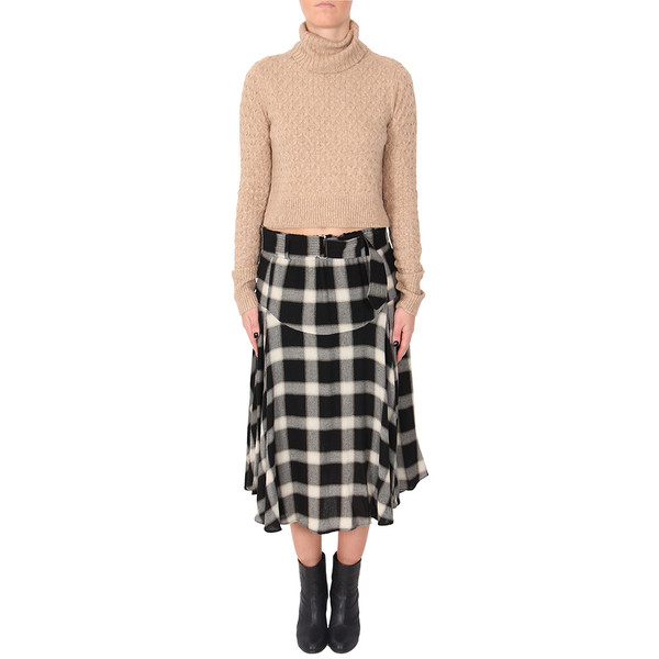A.L.C. GABRIELLE PLAID MIDI SKIRT A.L.C. GABRIELLE PLAID MIDI SKIRT