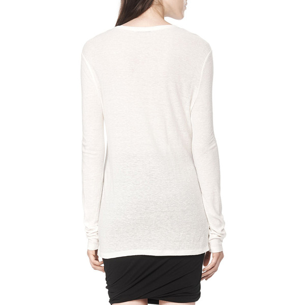 T By Alexander Wang SLUB CLASSIC LONG SLEEVE TEE T By Alexander Wang SLUB CLASSIC LONG SLEEVE TEE