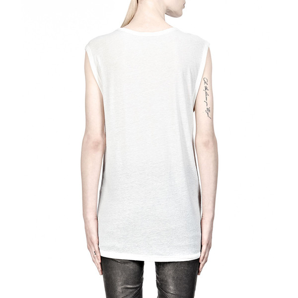 T By Alexander Wang SLUB CLASSIC MUSCLE TEE T By Alexander Wang SLUB CLASSIC MUSCLE TEE