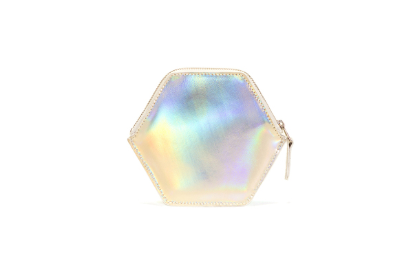 Nº21 Hexa Wallet in Platinum and White Nº21 Hexa Wallet in Platinum and White