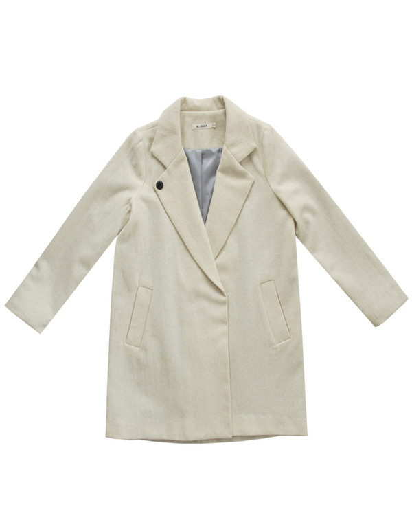 ALI GOLDEN WOOL COAT - CREAM ALI GOLDEN WOOL COAT - CREAM