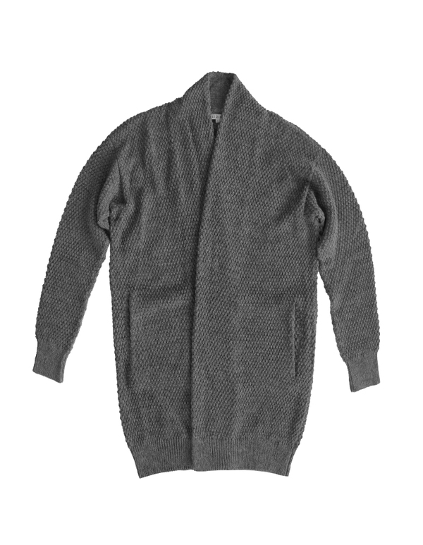ALI GOLDEN SWEATER COAT - GREY ALI GOLDEN SWEATER COAT - GREY