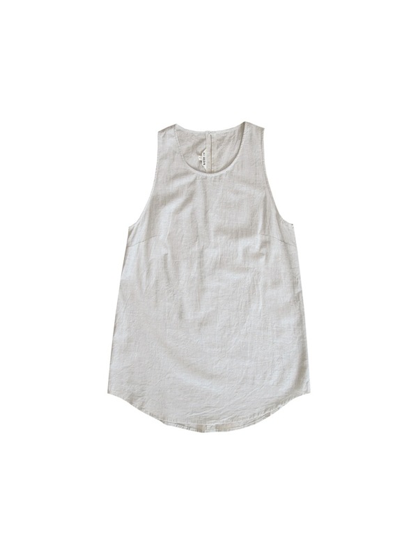 ALI GOLDEN SCOOP NECK TANK - OATMEAL ALI GOLDEN SCOOP NECK TANK - OATMEAL