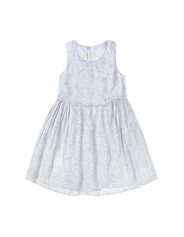 ALI GOLDEN SIDE-GATHERED DRESS - SLASH PRINT ALI GOLDEN SIDE-GATHERED DRESS - SLASH PRINT