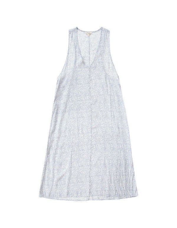 ALI GOLDEN V-NECK MIDI DRESS - SLASH PRINT ALI GOLDEN V-NECK MIDI DRESS - SLASH PRINT