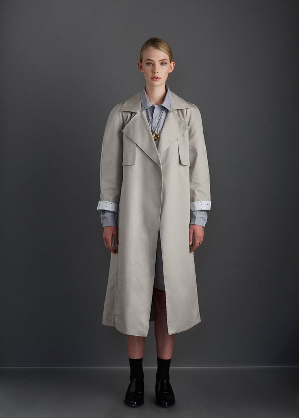 Kowtow KEEPSAKE TRENCH - BLACK Kowtow KEEPSAKE TRENCH - BLACK
