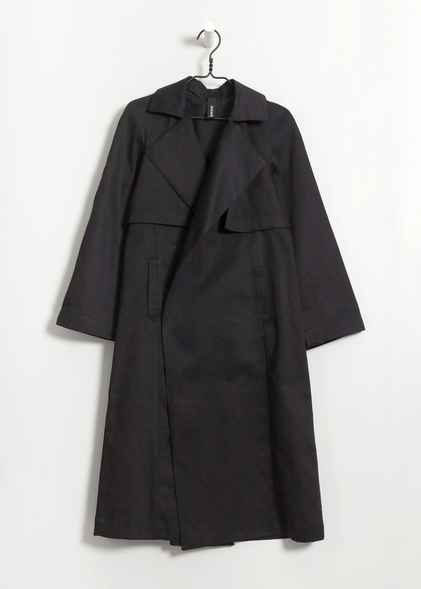 Kowtow KEEPSAKE TRENCH - BLACK Kowtow KEEPSAKE TRENCH - BLACK