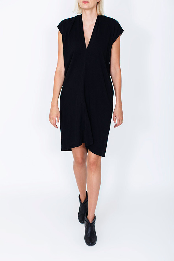 Miranda Bennett Black Everyday Dress, Silk Miranda Bennett Black Everyday Dress, Silk