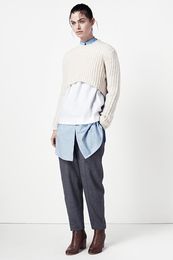 Thakoon Addition Layered Oxford Shirt Thakoon Addition Layered Oxford Shirt