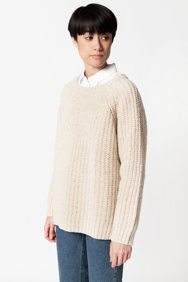 Ganni Chelsea Market Sweater - vanilla Ganni Chelsea Market Sweater - vanilla