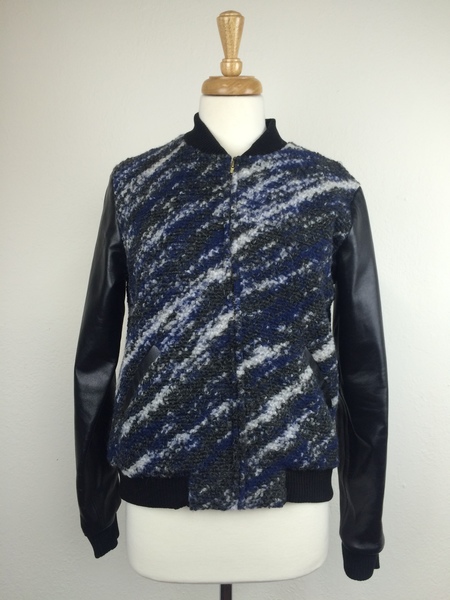Atelier Delphine Contrast Bomber Jacket Atelier Delphine Contrast Bomber Jacket