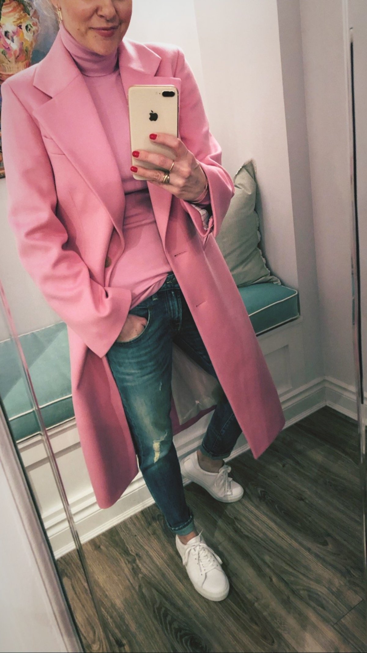 joseph pink coat