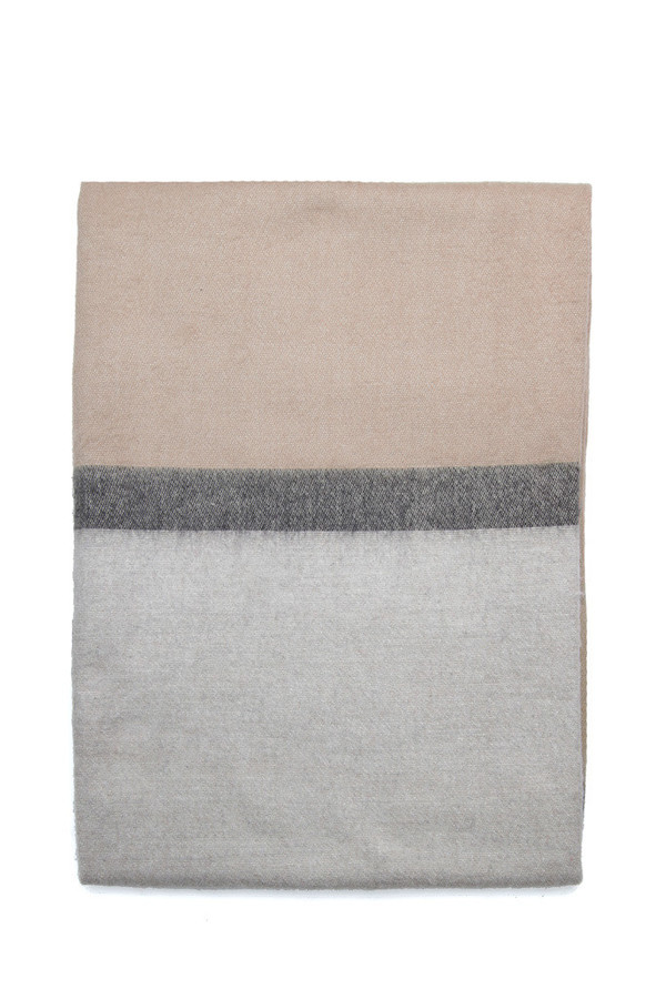 Alpaca Blanket Beige Charcoal Stripe Alpaca Blanket Beige Charcoal Stripe