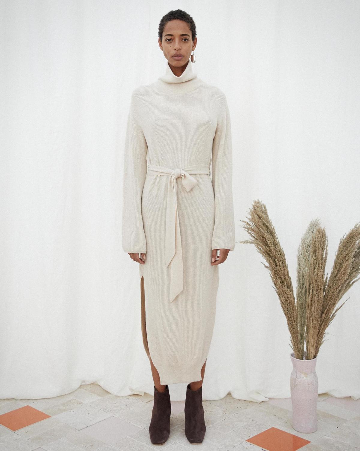 Nanushka CANAAN Knit turtleneck dress 