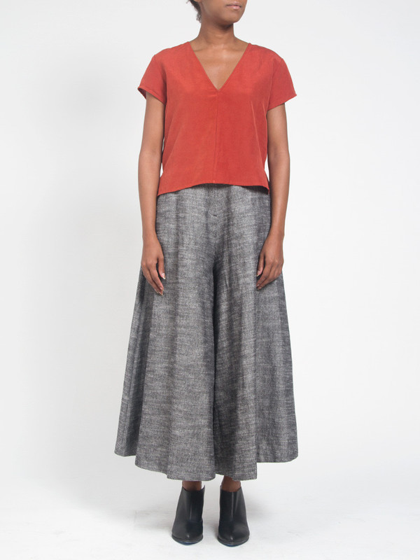 Ali Golden Cap Sleeve Top Rust Ali Golden Cap Sleeve Top Rust