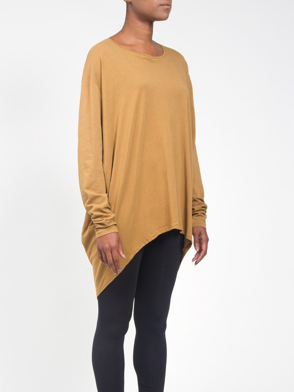 Kowtow Drape Back Top Gold Kowtow Drape Back Top Gold