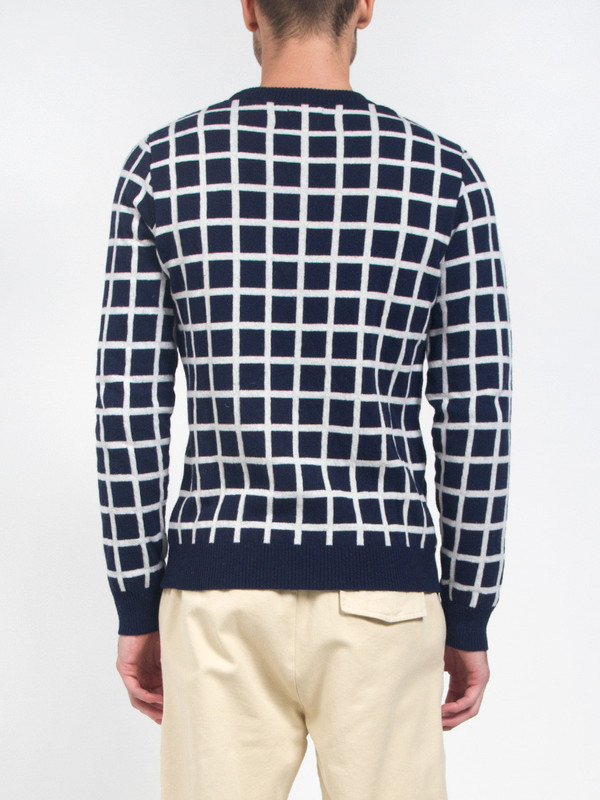 Men's Smith-Wykes Grid Check Sweater Men's Smith-Wykes Grid Check Sweater