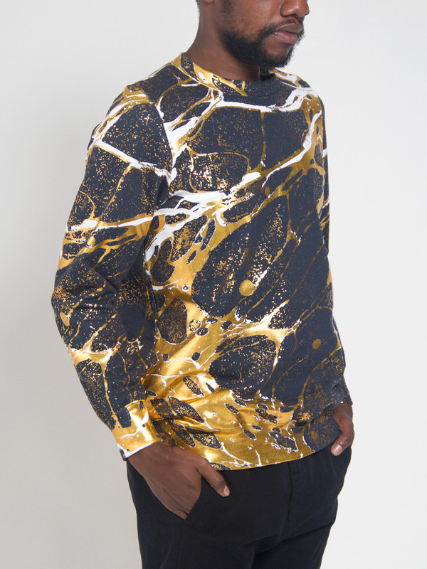 Men's Calico x Swords-Smith x Print All Over Me Night Sweatshirt Men's Calico x Swords-Smith x Print All Over Me Night Sweatshirt