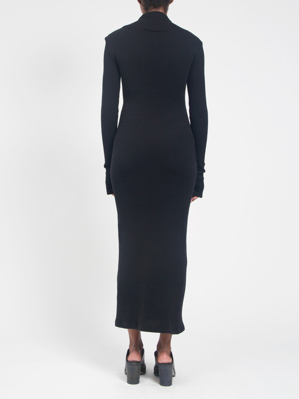 Assembly Rib Maxidress Black Assembly Rib Maxidress Black