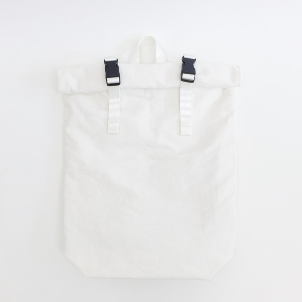 Sacs Roll Top Backpack No. 1 - White Sacs Roll Top Backpack No. 1 - White