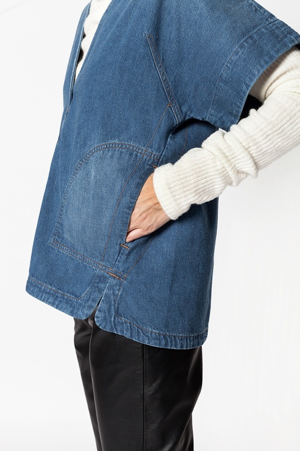 Rachel Comey Memba Top - indigo Rachel Comey Memba Top - indigo