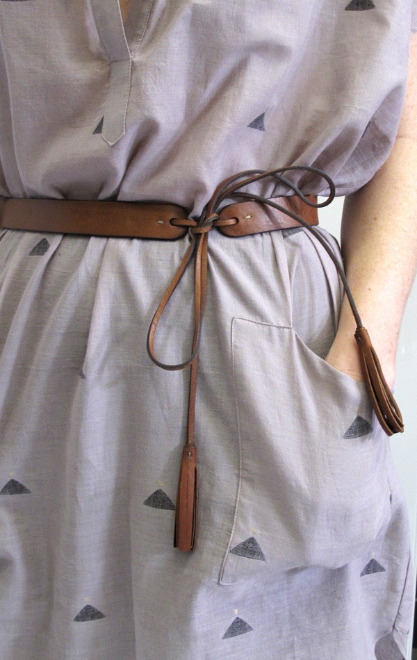 De Palma Leather Anjelica belt with tassel De Palma Leather Anjelica belt with tassel