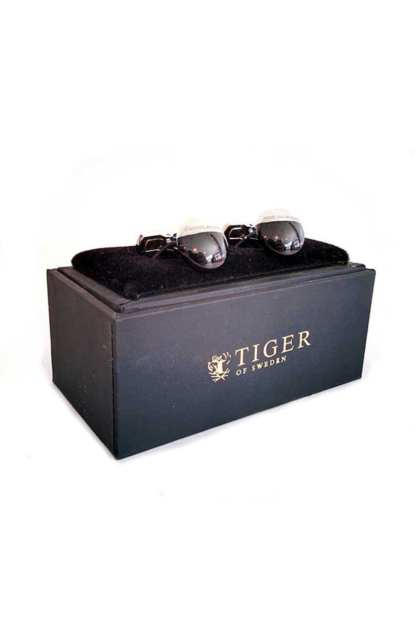 Men's Tiger of Sweden Tiger of Sweden Argento Cufflinks Men's Tiger of Sweden Tiger of Sweden Argento Cufflinks