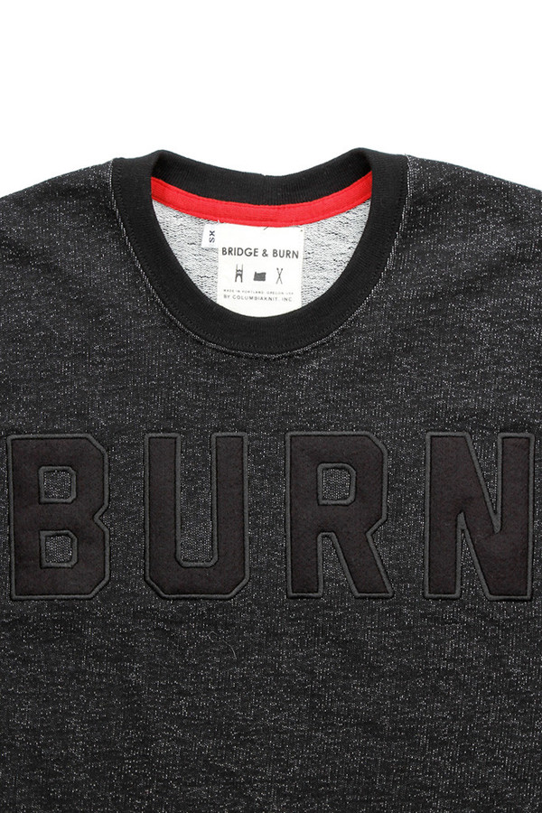 Columbiaknit BURN Women's Crew Black Columbiaknit BURN Women's Crew Black