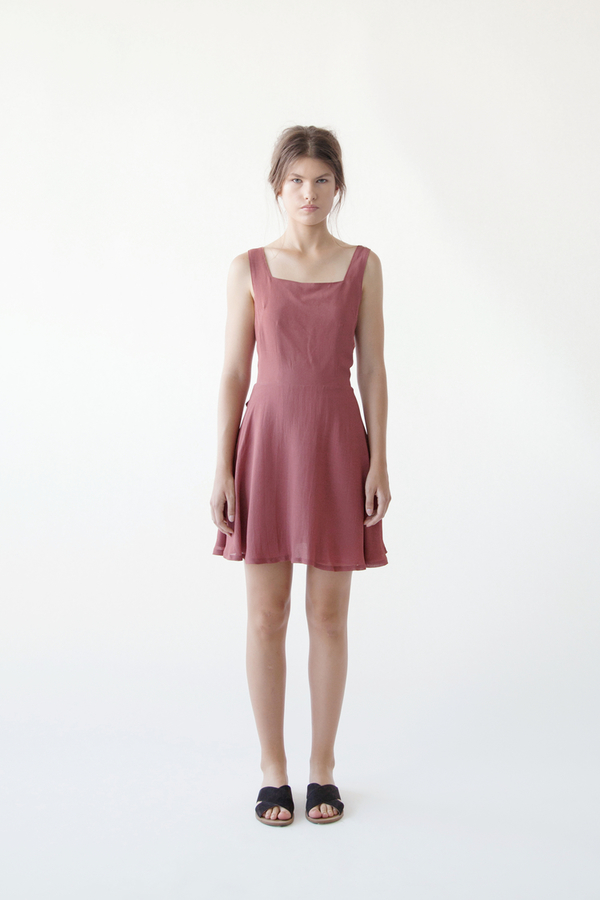 Stil. Princeton Dress In Rust Stil. Princeton Dress In Rust