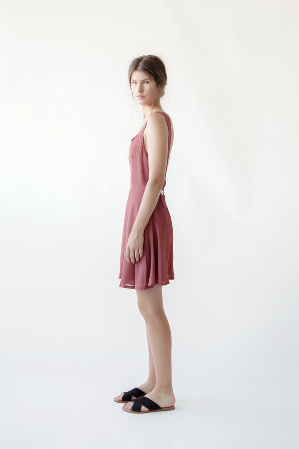Stil. Princeton Dress In Rust Stil. Princeton Dress In Rust
