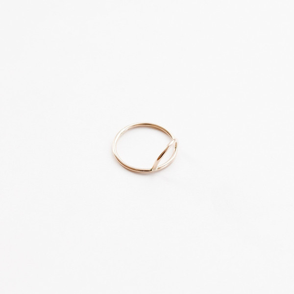 Another Feather Curve Ring Another Feather Curve Ring