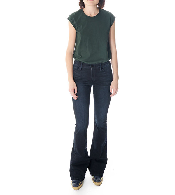 FRAME Denim Le High Flare Jeans in Moxon FRAME Denim Le High Flare Jeans in Moxon