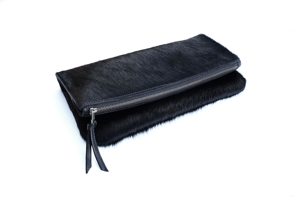 Primecut BLACK FOLD OVER CLUTCH Primecut BLACK FOLD OVER CLUTCH