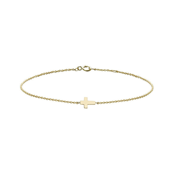 Minor Obsessions CROSS CHARM BRACELET Minor Obsessions CROSS CHARM BRACELET