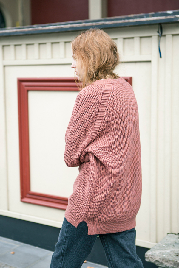 ANDERSSON BELL Raglan Oversized Sweater- Rusty Pink ANDERSSON BELL Raglan Oversized Sweater- Rusty Pink