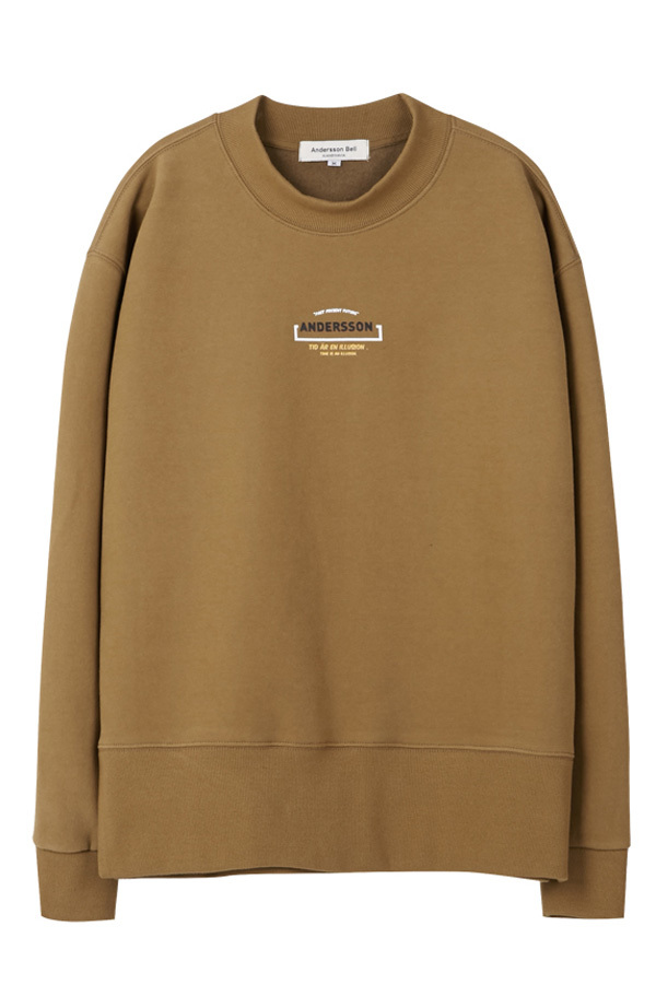 ANDERSSON BELL Unisex Time Sweatshirt- Camel ANDERSSON BELL Unisex Time Sweatshirt- Camel