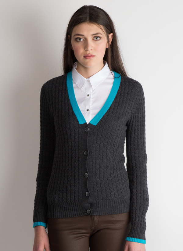 Erdaine Cable knit cardigan Erdaine Cable knit cardigan