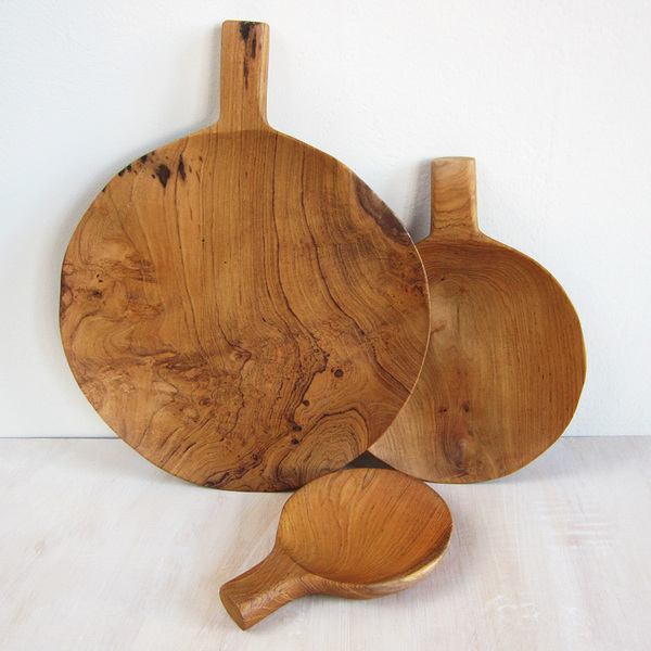 teak wood paddle trays teak wood paddle trays