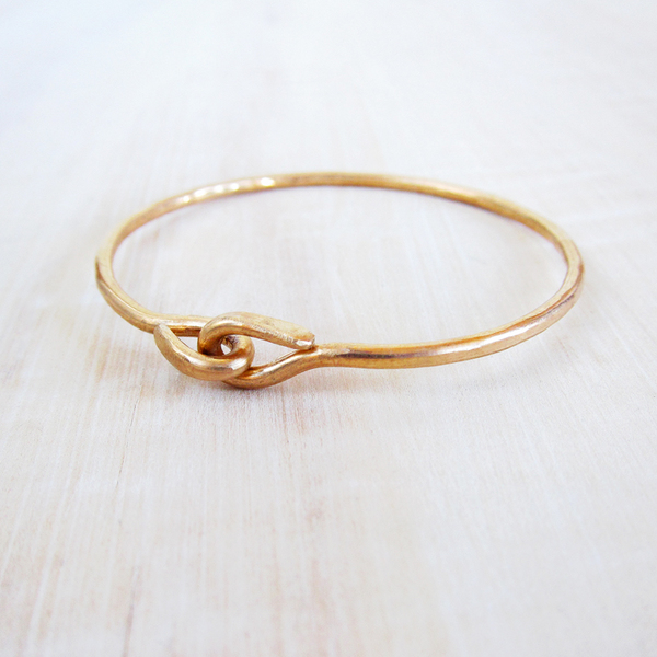 Christine Fail utilitarian knot bangle Christine Fail utilitarian knot bangle