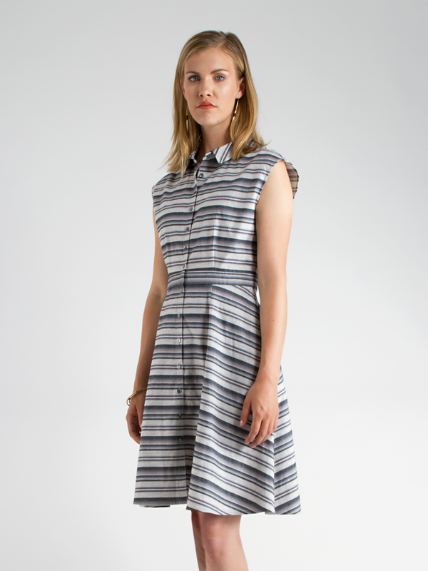 Swords-Smith Heather Blues Shirtdress Swords-Smith Heather Blues Shirtdress