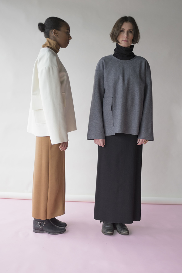 Sunja Link Melton Pullover Sunja Link Melton Pullover