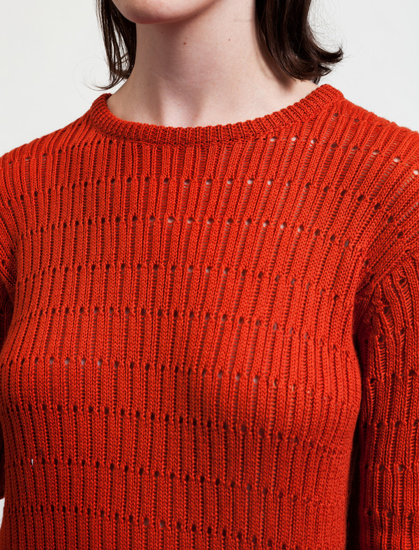 1205 Side Split Knit Terracotta 1205 Side Split Knit Terracotta