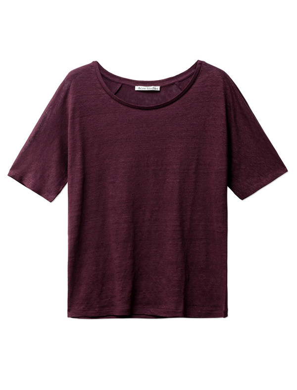Acne Studios Nairobi Linen Aubergine Purple Acne Studios Nairobi Linen Aubergine Purple