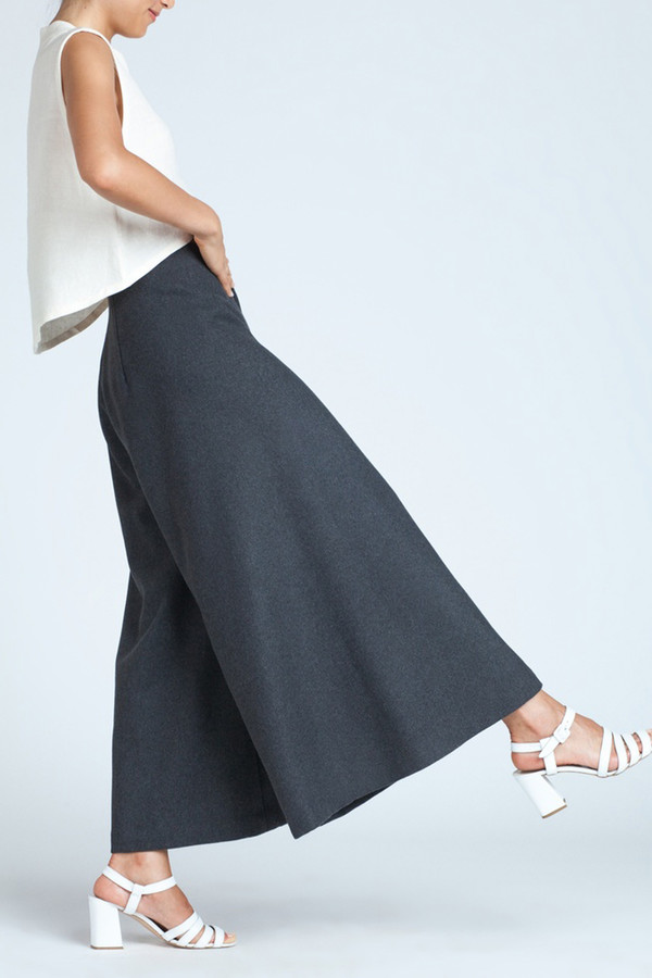 Kaarem Charcoal Cropped Pant Kaarem Charcoal Cropped Pant