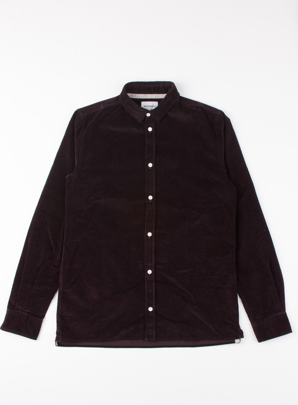 Men's Norse Projects Aaron Fine Corduroy Ganache Brown Men's Norse Projects Aaron Fine Corduroy Ganache Brown