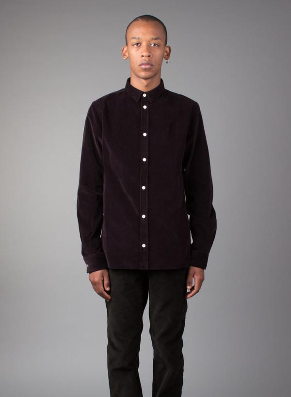 Men's Norse Projects Aaron Fine Corduroy Ganache Brown Men's Norse Projects Aaron Fine Corduroy Ganache Brown