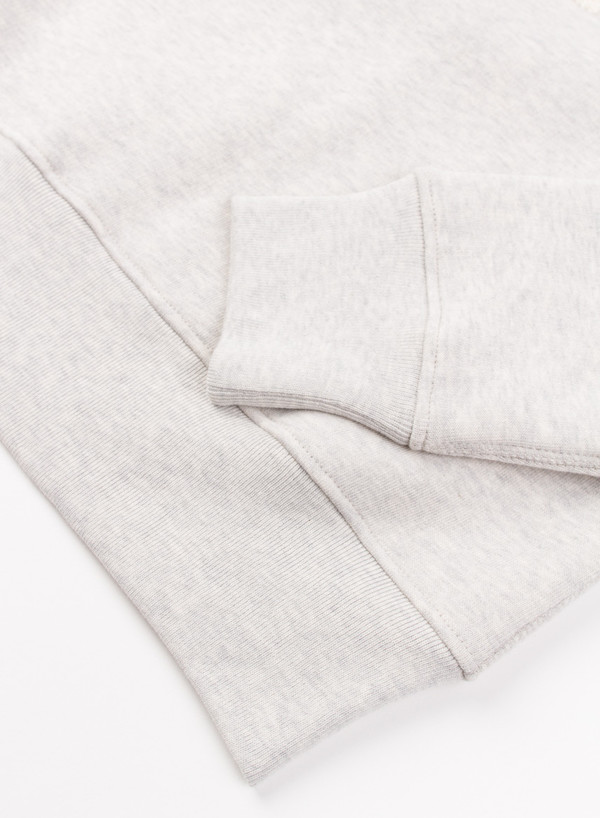 Men's AMI Alexandre Mattiusi AMI Crew Neck Sweatshirt Grege Men's AMI Alexandre Mattiusi AMI Crew Neck Sweatshirt Grege